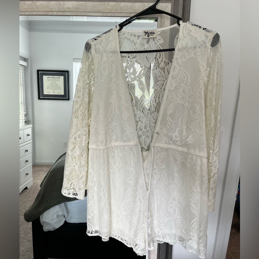 Show Me Your Mumu Lace Roxy Romper